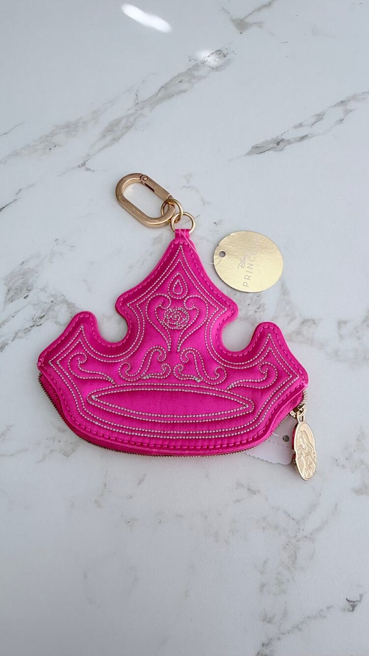 Bath & Body Works Disney Princess Aurora Crown Coin Purse NWT